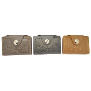 کیف کارت قفل مگنتی ستاره دار