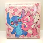 نقاشی الماسی بزرگ بوم دار ابعاد 20×20
