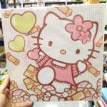 نقاشی الماسی بزرگ بوم دار ابعاد 30×30