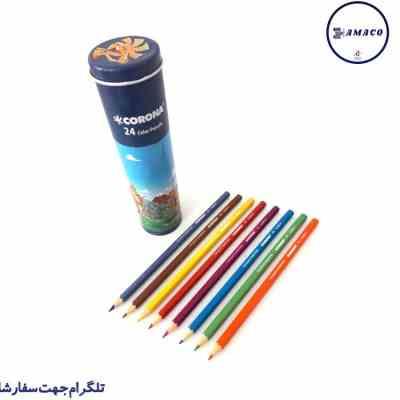 pc0-mbI1X548pZDu.jpg مداد 24 رنگ فلزی گرد کرونا