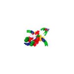 چفت و ساز 75 قطعه مکانیک سازه 1000 سازه بازی فکری سلام بازی
