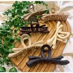 گیره مو بزرگ پاپیونی شمعی (کلیپس مو )