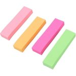 یادداشت استیک نوت چسبی (هر تیکه 19×76 میل 100 برگ) چهار تیکه سایز 76×76 میل 400 برگ